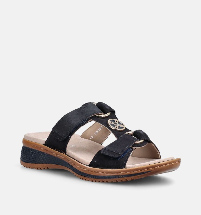 Ara Hawaii 2.0 Nu-pieds en Bleu fonc&eacute; pour femmes (370804)