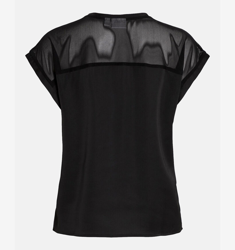 Vila Ellette T-shirt en Noir pour femmes (344289)