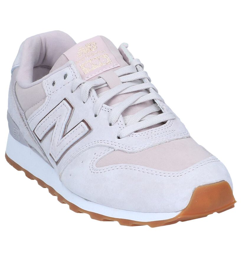 Lichtroze Sneakers New Balance WR 996 in daim (238177)