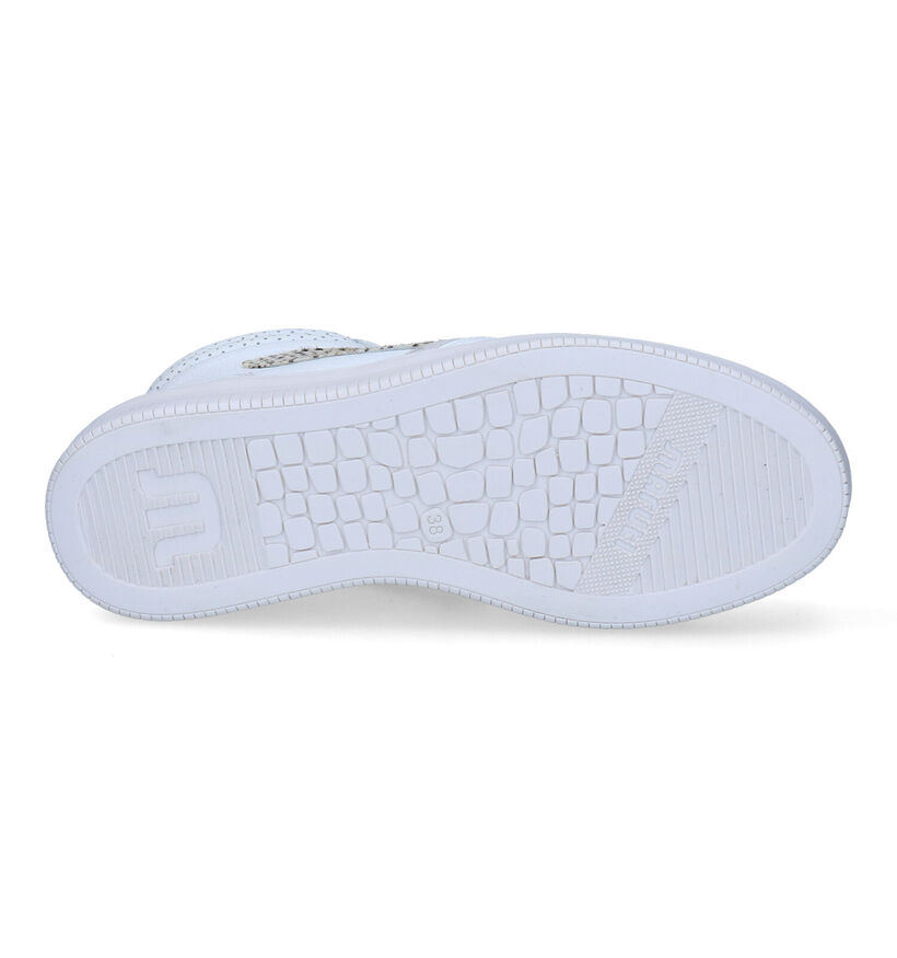 Maruti Mona Baskets Hautes en Blanc pour femmes (307894) - pour semelles orthopédiques