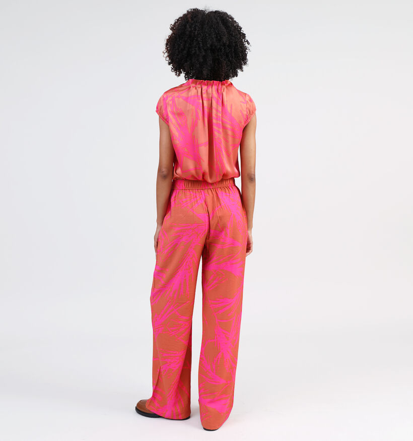 comma Pantalon large en Orange pour femmes (327386)