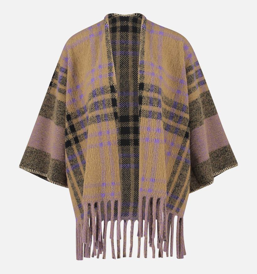 Expresso Bruine Poncho voor dames (351034)