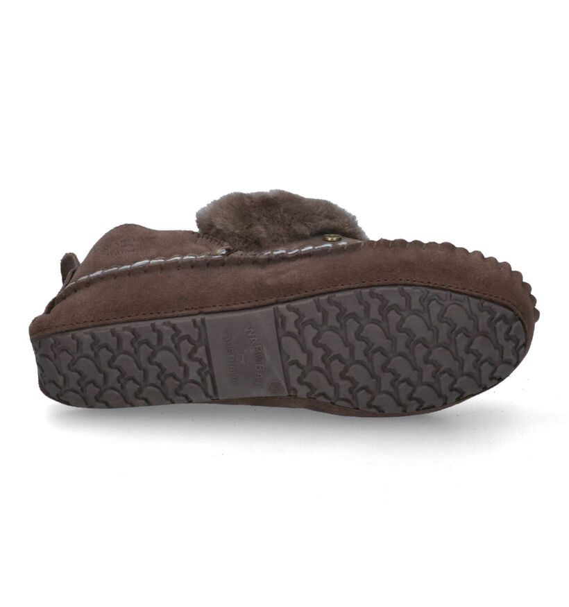 Warmbat Barrine Bruine Pantoffels voor dames (326091)