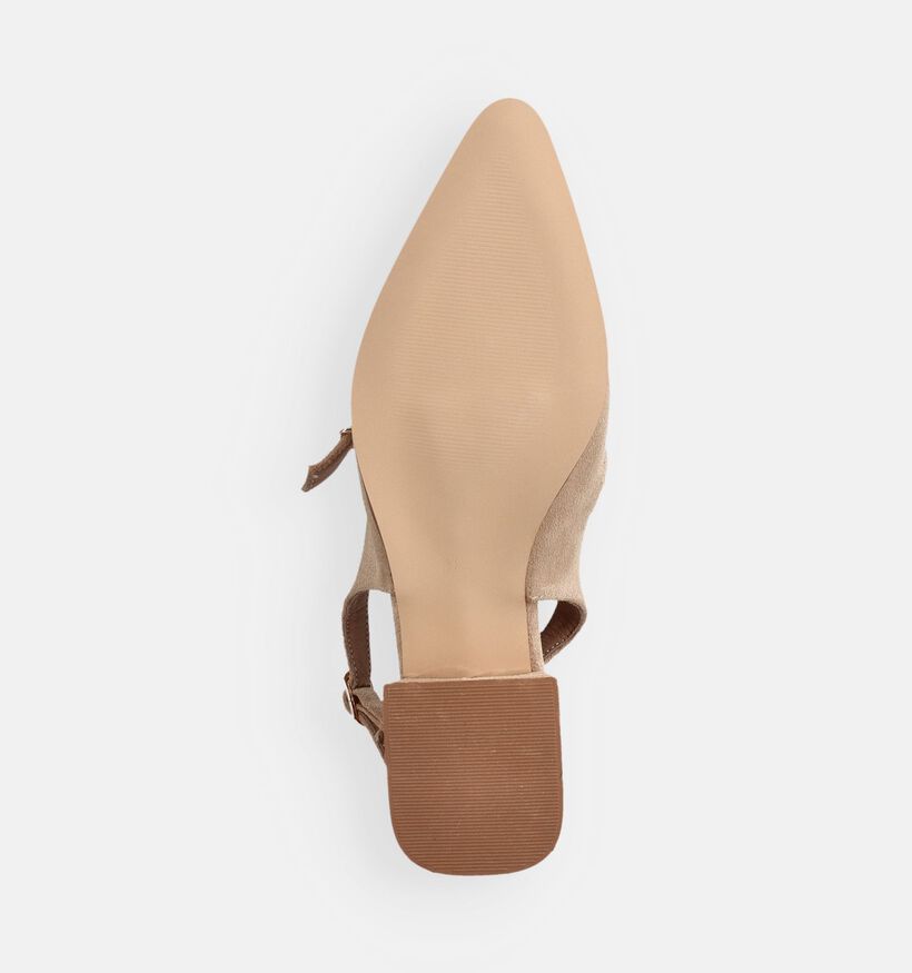 Tango Lesia Ballerines Slingback en Beige pour femmes (375550)