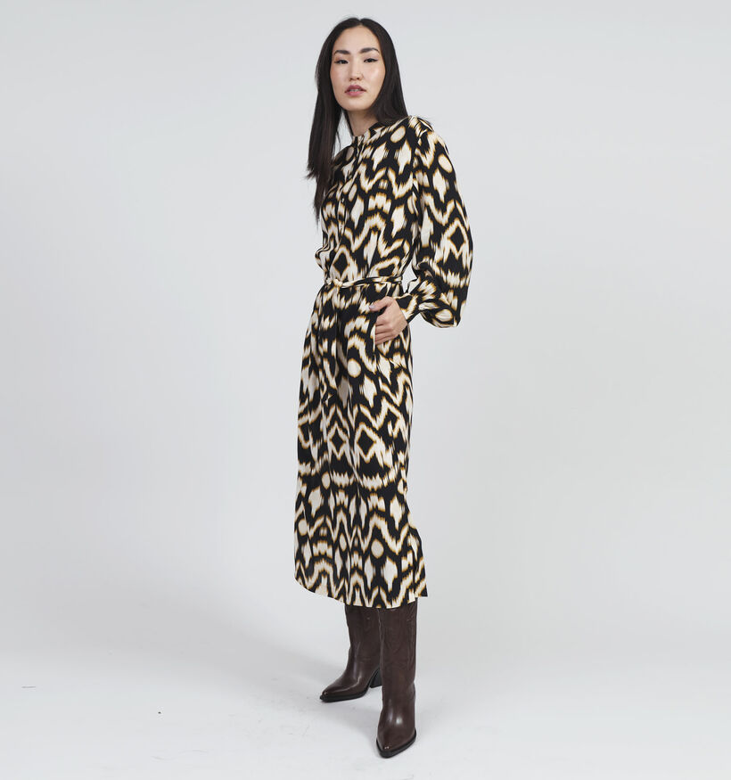 Expresso Graphic dessin Robe en Brun pour femmes (351073)
