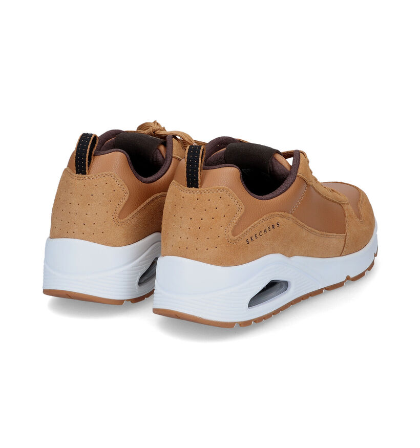 Skechers Uno Strace Baskets en Noir pour hommes (343005)