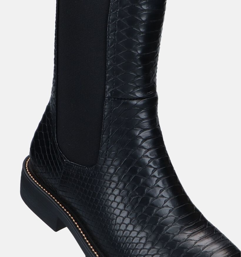 Poelman Bottines Chelsea en Noir pour femmes (332743)