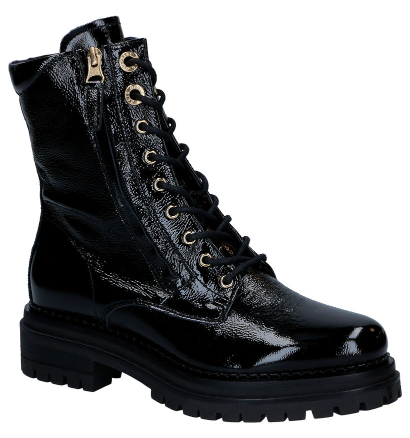 NeroGiardini Boots à lacets en Noir en cuir (296631)