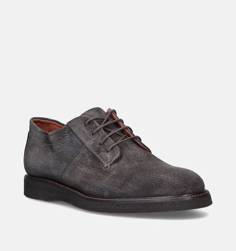 Ambiorix Nando-Sup Chaussures à lacets en Noir pour hommes (349105) - pour semelles orthopédiques