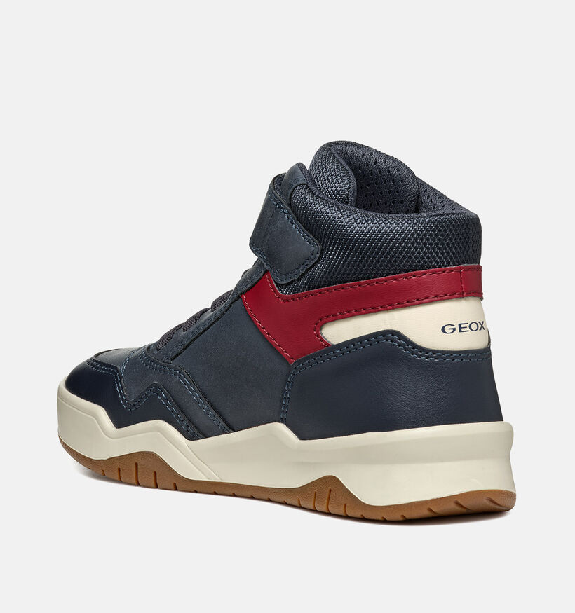 Geox Perth Chaussures hautes en Bleu foncé pour garçons (361925) - pour semelles orthopédiques