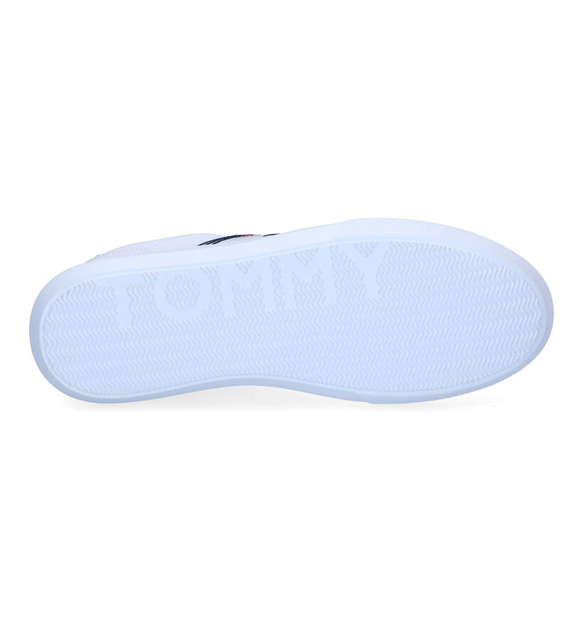 Tommy Hilfiger Essential Leather Cupsole Evo Baskets en Blanc pour hommes (300640) - pour semelles orthopédiques