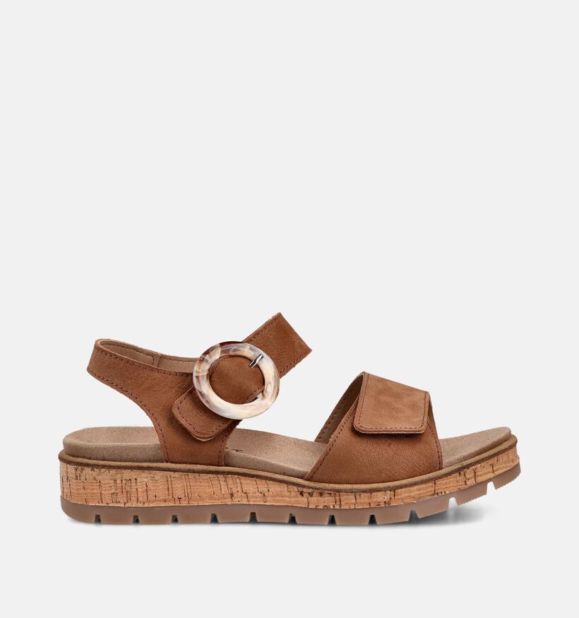 Solemade Sandales en Cognac pour femmes (371620) - pour semelles orthop&eacute;diques