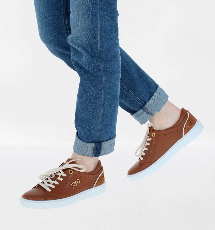 River Woods Cognac Veterschoenen in leer (289058)