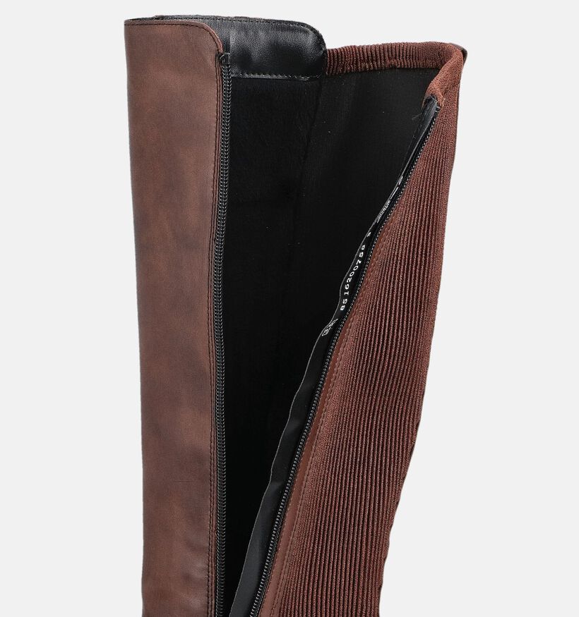 Remonte Bottes hautes en Marron pour femmes (363575) - pour semelles orthopédiques