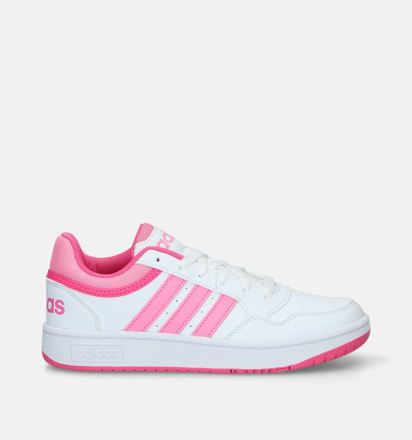 adidas Hoops 3.0 K Witte Sneakers voor meisjes (341635)