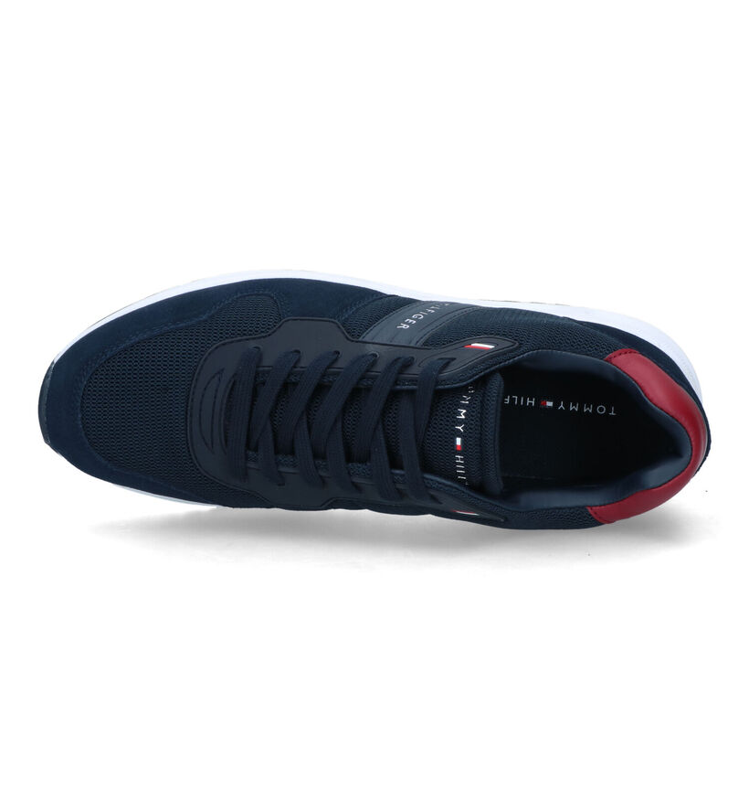 Tommy Hilfiger Modern Corprorate Blauwe Veterschoenen voor heren (318232) - geschikt voor steunzolen