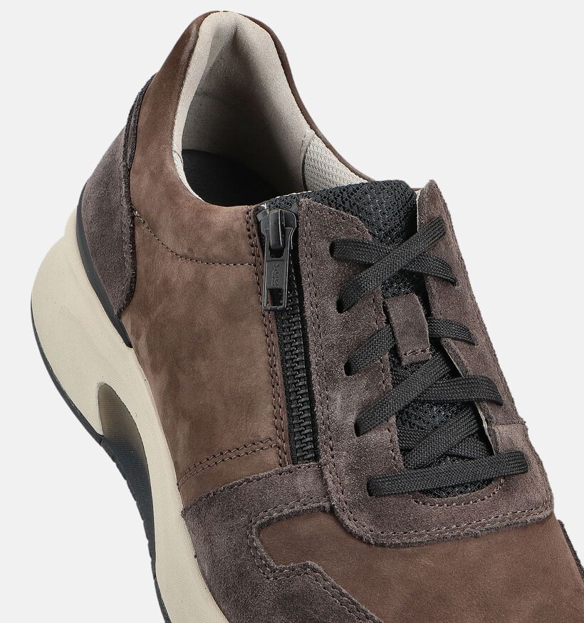 Pius Gabor Bruine Rits-Veterschoenen voor heren (363670) - geschikt voor steunzolen