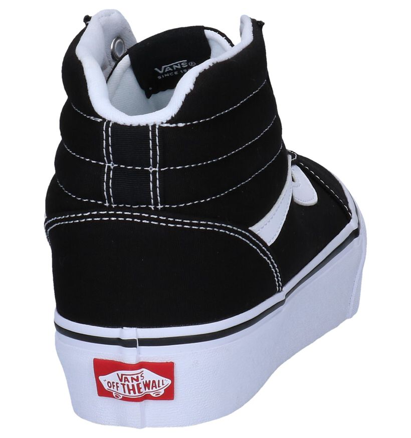 Vans Ward Baskets en Noir en textile (264189)