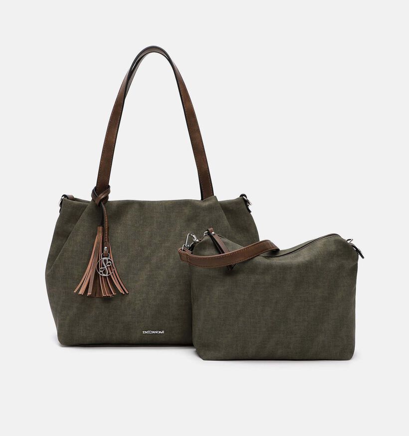 Emily & Noah Elke Donkergroene Schoudertas voor dames (378839)