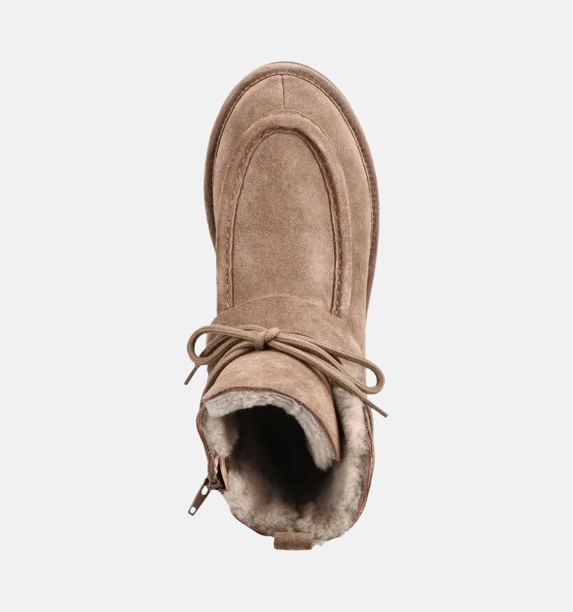 Gabor Boots d'hiver en Taupe pour femmes (380100) - pour semelles orthop&eacute;diques