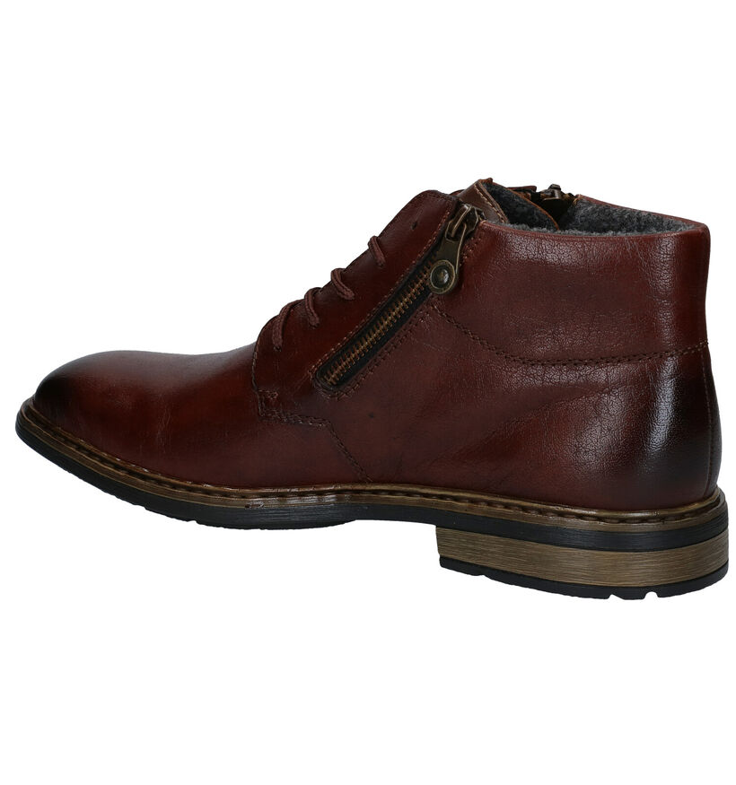 Rieker Chaussures hautes en Brun foncé en cuir (260554)