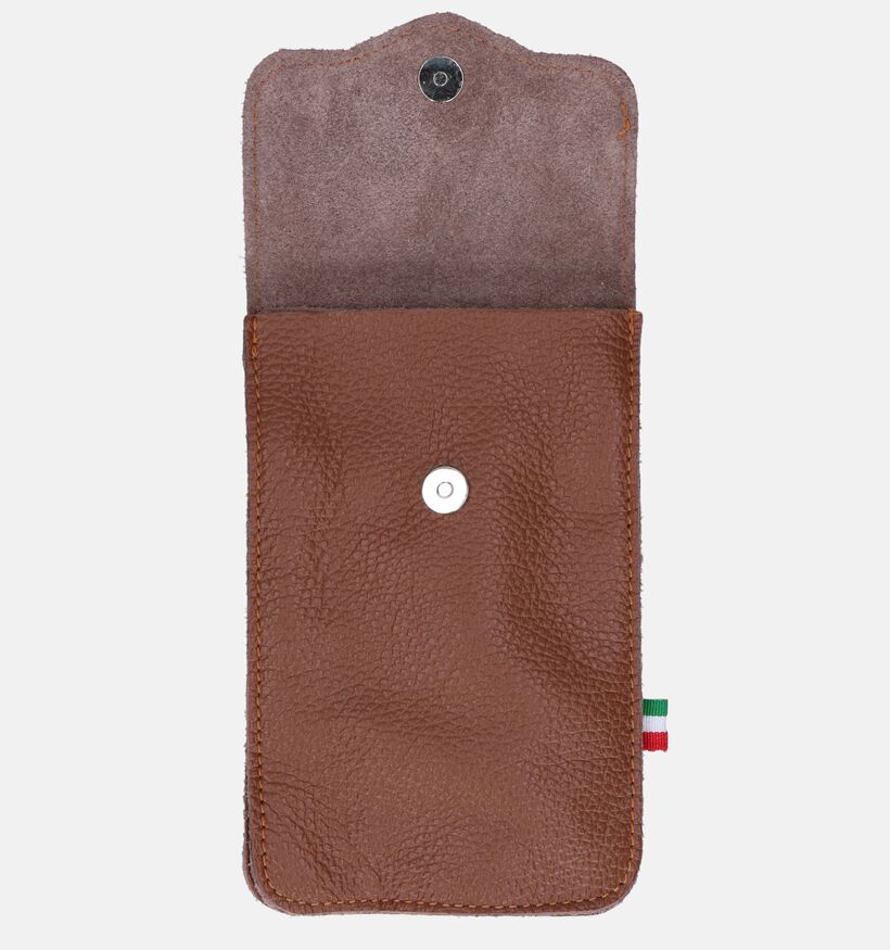 Time Mode Jin Pochette pour téléphone en Marron pour femmes (337420)