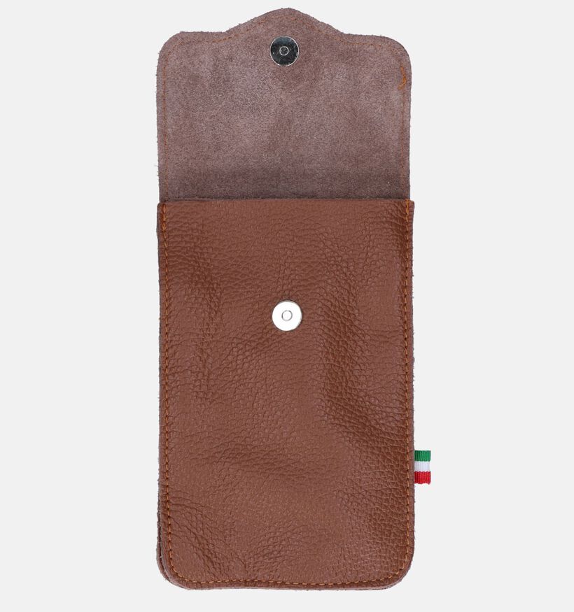 Time Mode Jin Pochette pour téléphone en Cognac pour femmes (337416)