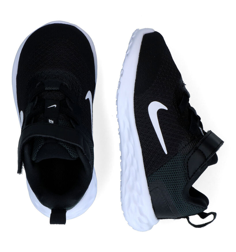 Nike Revolution 6 Baskets en Noir pour filles, garçons (316653)