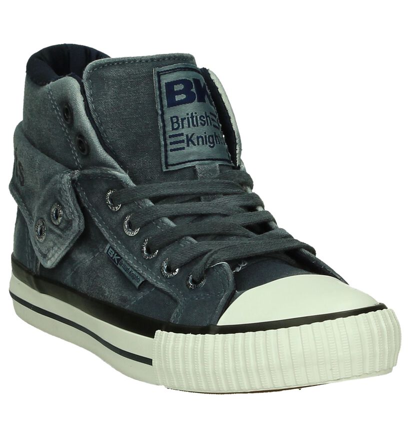 BK Donkeblauwe Sneakers in stof (194115)