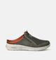 Rieker Nu-pieds casual en Vert kaki pour hommes (354801)