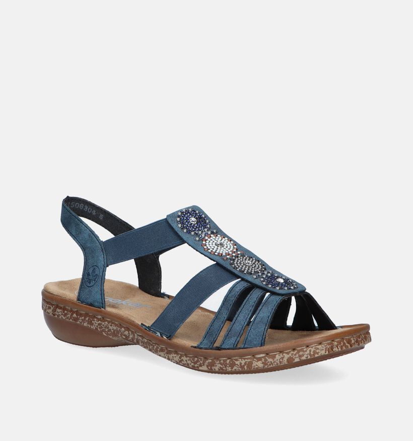 Rieker Blauwe Sandalen voor dames (339076)