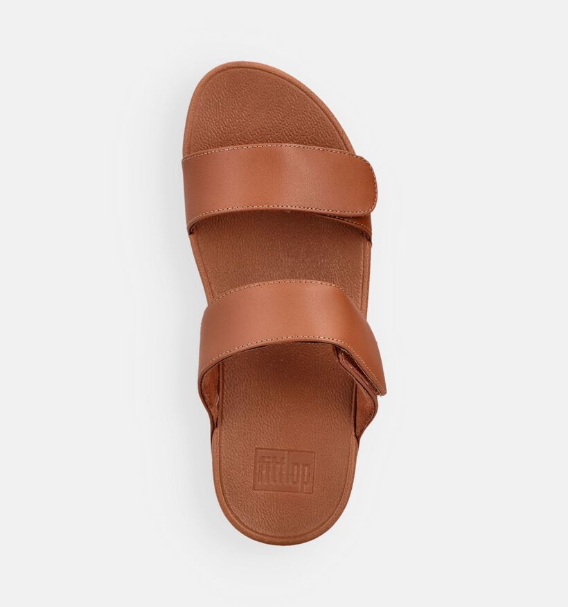 FitFlop Lulu Nu-pieds compens&eacute;es en Cognac pour femmes (368661)