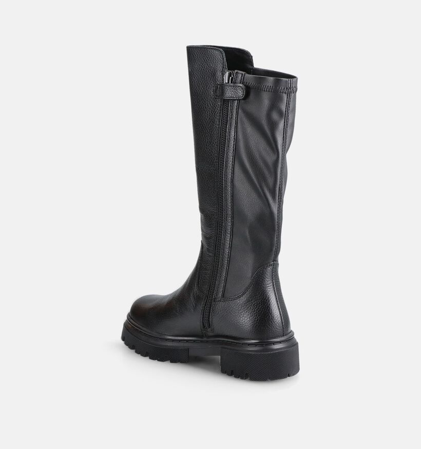 Milo & Mila Bottes hautes en Noir pour filles (378828)