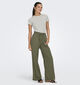 JDY Say Kaki Wijde linnen broek L32 voor dames (351348)