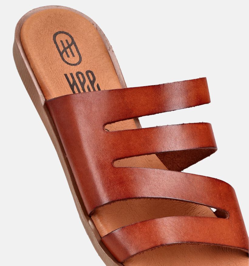 Hee Cognac Slippers voor dames (372510)