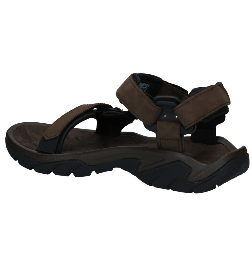 Teva Terra Sandales en Camel en nubuck (321947)