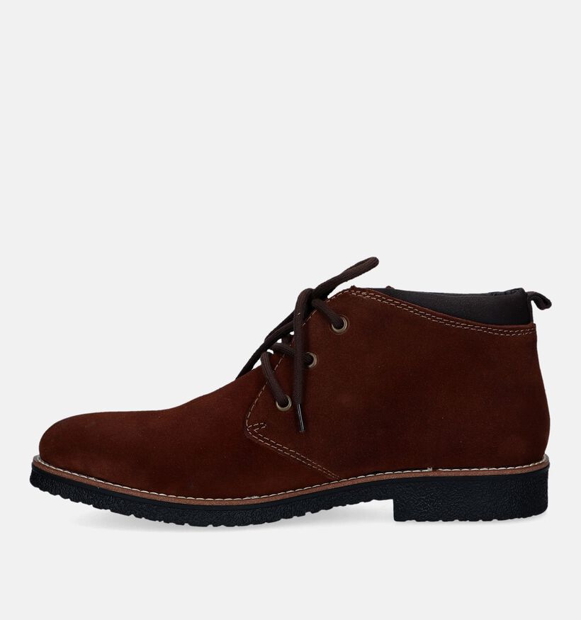 Rieker Chaussures hautes étanche en Cognac pour hommes (331770)