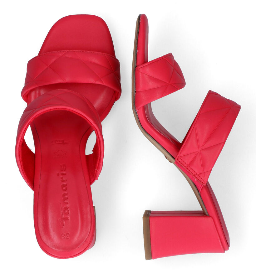 Tamaris Zwarte Slippers in kunstleer (309751)