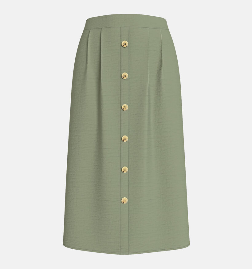 Vila Josa Jupe midi en Vert Khaki pour femmes (351726)