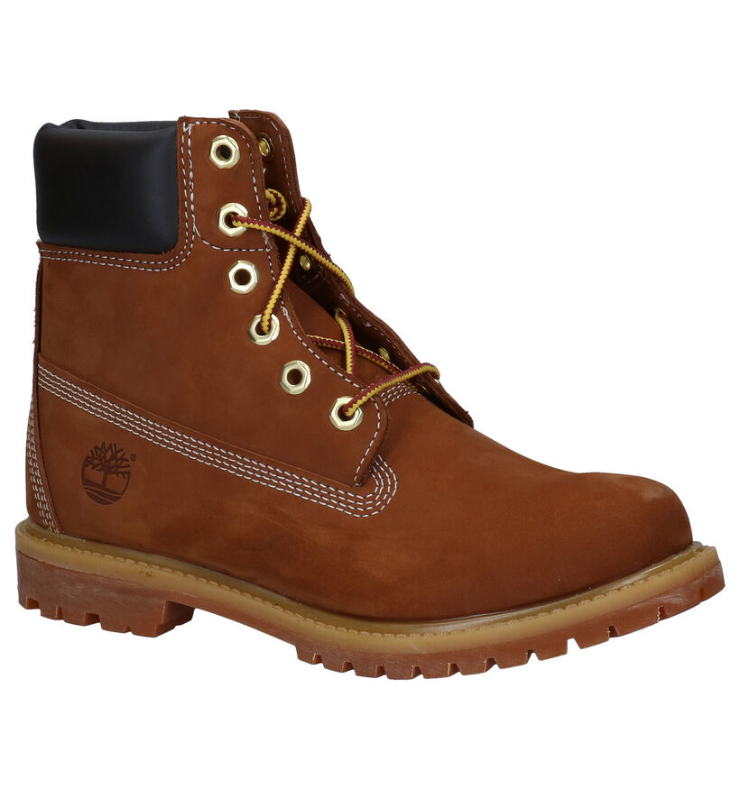 Timberland 6 Inch Premium Bruine Boots voor dames (294344) - geschikt voor steunzolen