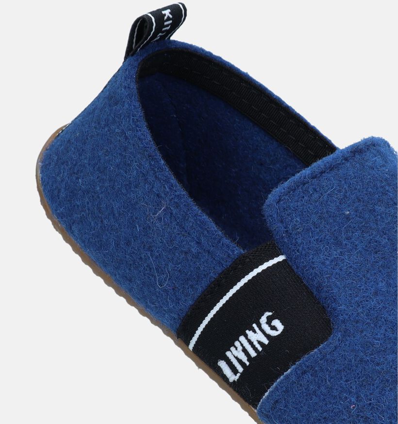 Living Kitzbühel Pantoufles fermées en Bleu pour filles, garçons (331478)