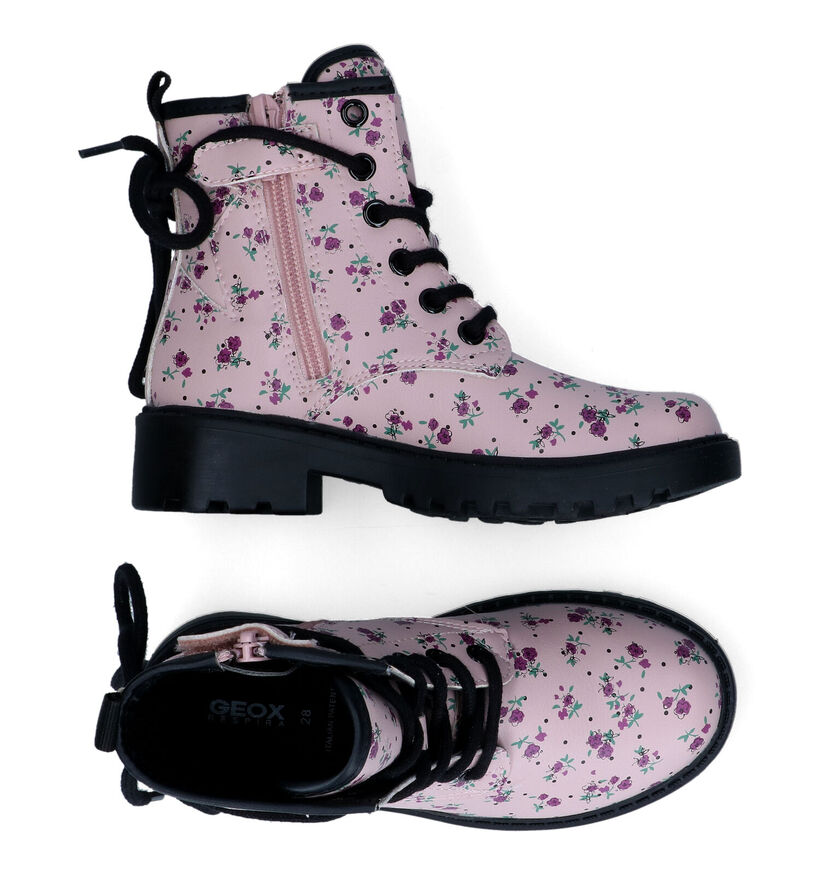 Geox Casey Bottines en Noir pour filles (295270)