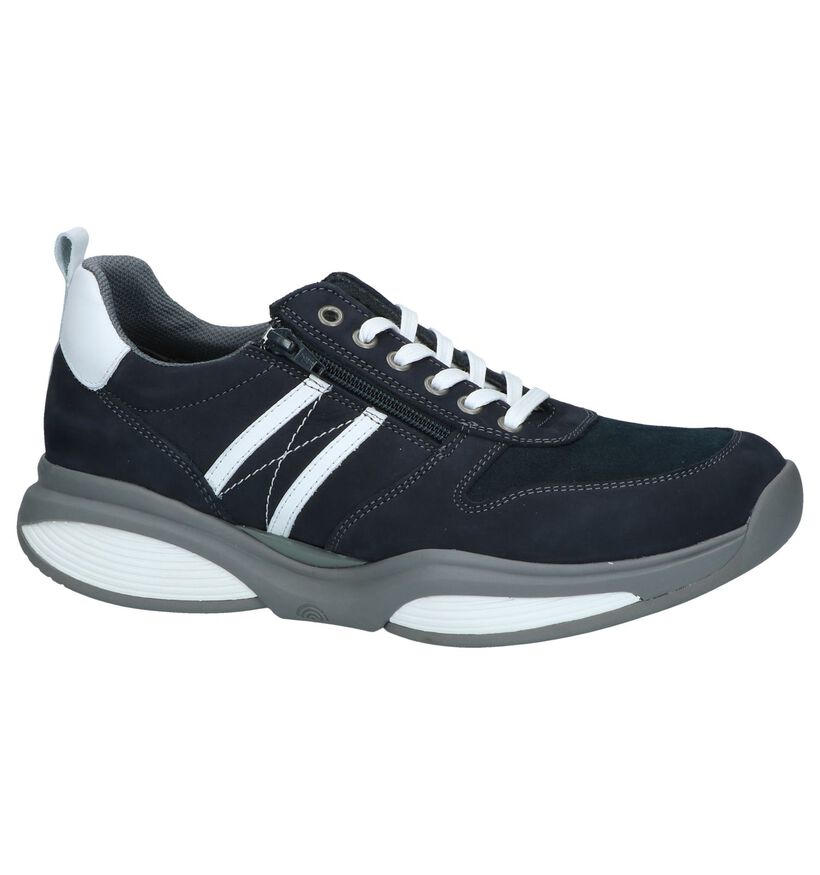 Xsensible SWX3 Blauwe Veterschoenen in nubuck (317927)