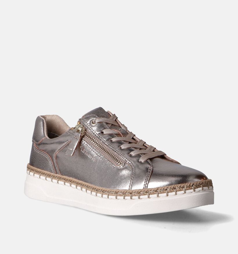 Tamaris Pure Relax Gouden Veterschoenen voor dames (351581) - geschikt voor steunzolen