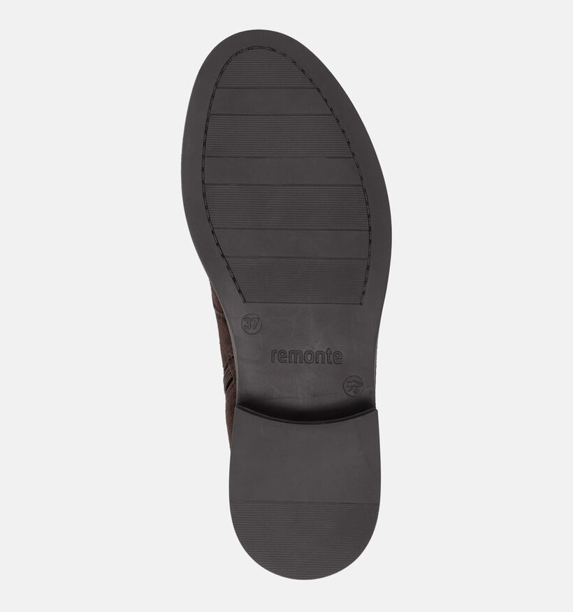 Remonte Donkerbruine Boots met Veters voor dames (377953) - geschikt voor steunzolen