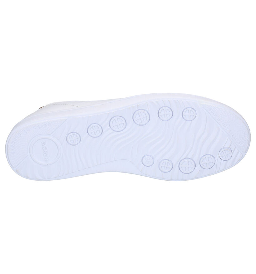 Woden Jane Leather Witte Sneakers in leer (266515)