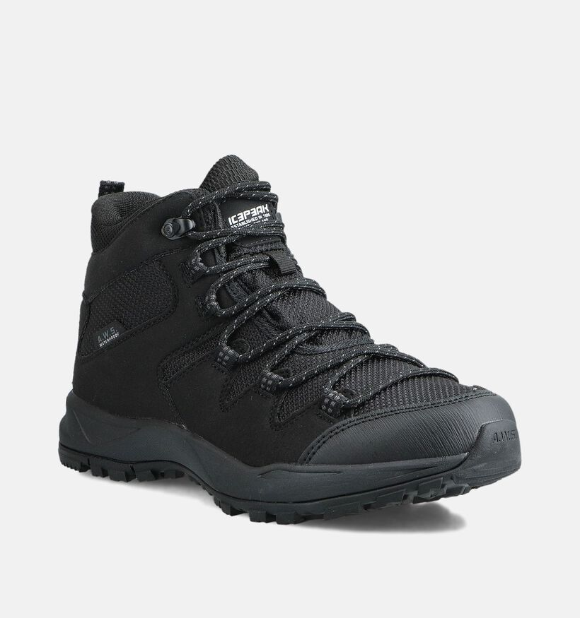 Icepeak Ansio MS Chaussures de randonnée en Noir pour femmes (361864) - pour semelles orthopédiques