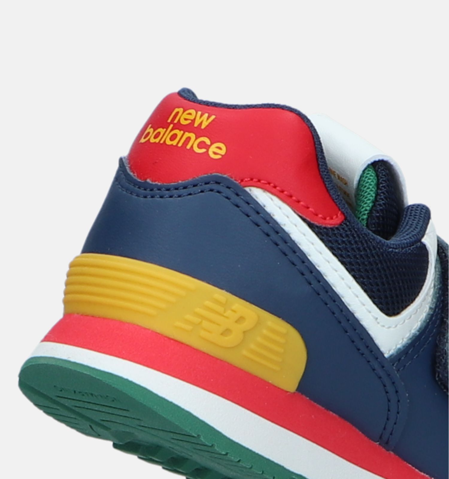 New balance geel blauw best sale