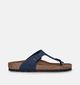 Birkenstock Gizeh Tongs en Bleu pour hommes (337875)
