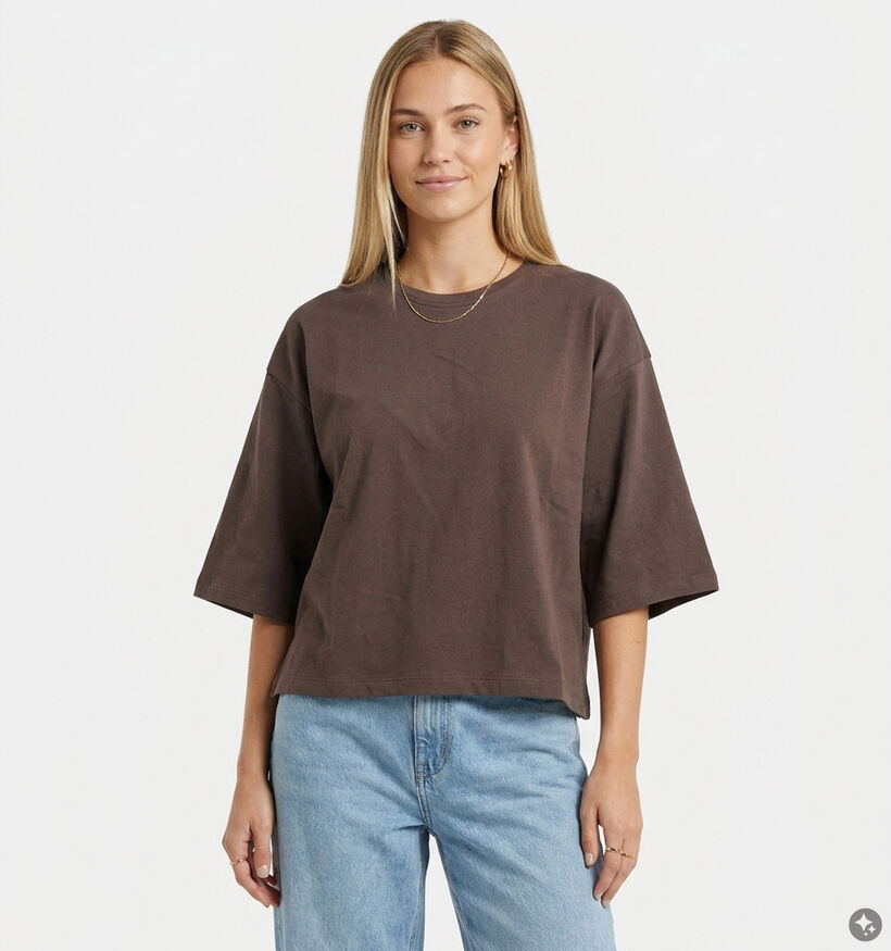 Desires Torie Donkerbruine Trui voor dames (379177)